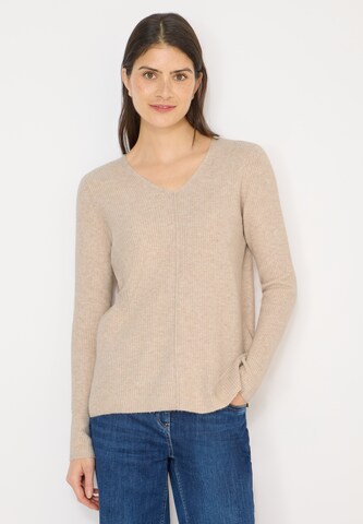 CECIL Pullover in Beige: Vorderseite