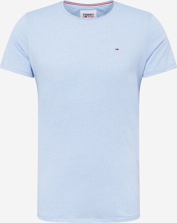 Tommy Jeans Shirt 'JASPE' in Blauw: voorkant