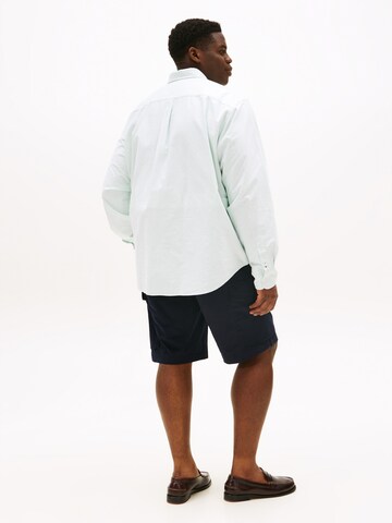 Coupe regular Chemise 'HERITAGE' Tommy Hilfiger Big & Tall en vert