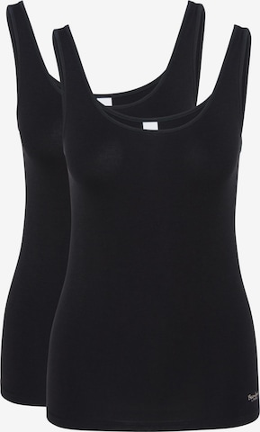 SPEIDEL Undershirt 'Bambus' in Black: front