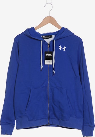 UNDER ARMOUR Sweatshirt & Zip-Up Hoodie in L in Blue: front