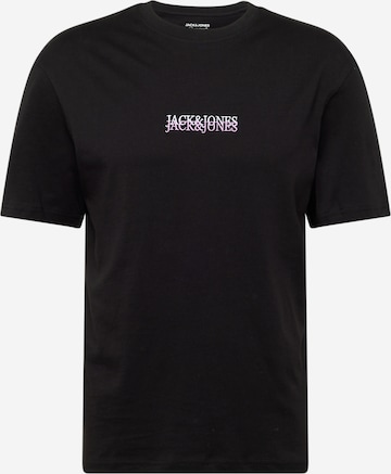 JACK & JONES Koszulka 'LAFAYETTE' w kolorze czarny: przód