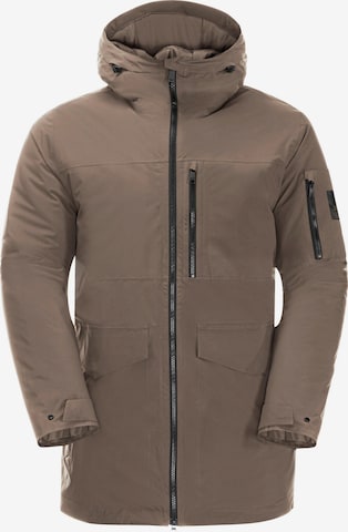 JACK WOLFSKIN Outdoor jacket 'Koenigsbau' in Grey: front