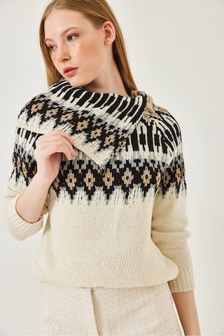 Pullover di Bianco Lucci in beige