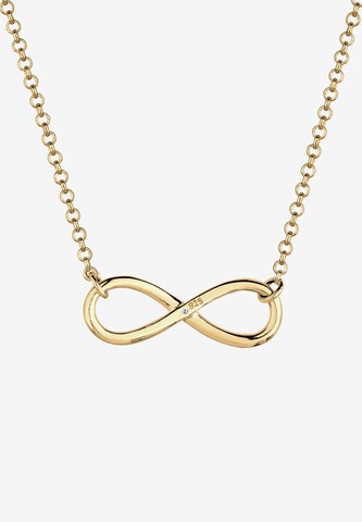 Elli DIAMONDS Necklace 'Infinity' in Gold