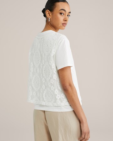 WE Fashion Футболка в Белый