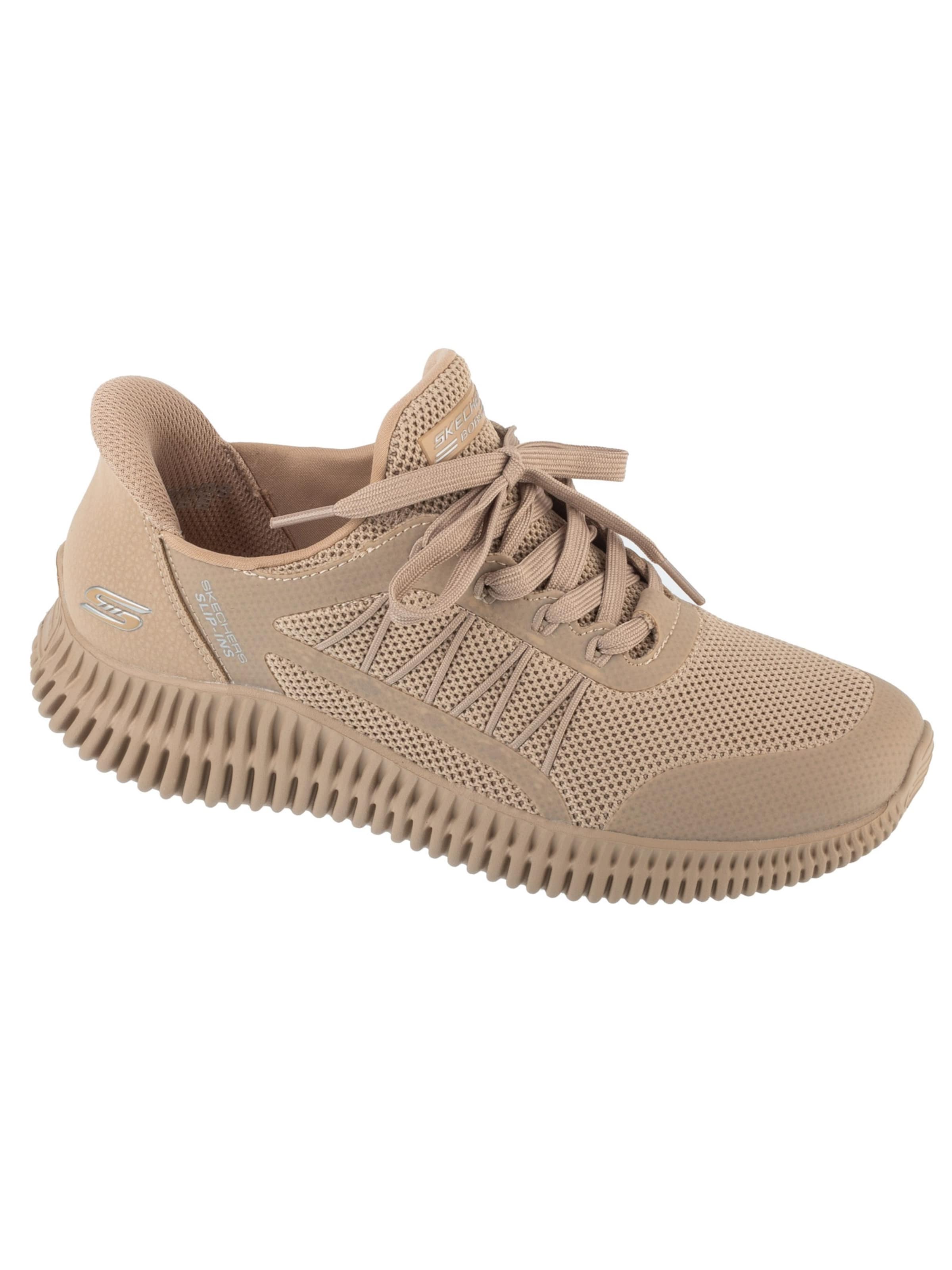 SKECHERS Sports shoe 'Skechers Slip-Ins: Bobs Geo Lite - Divine Pace' in Beige: front