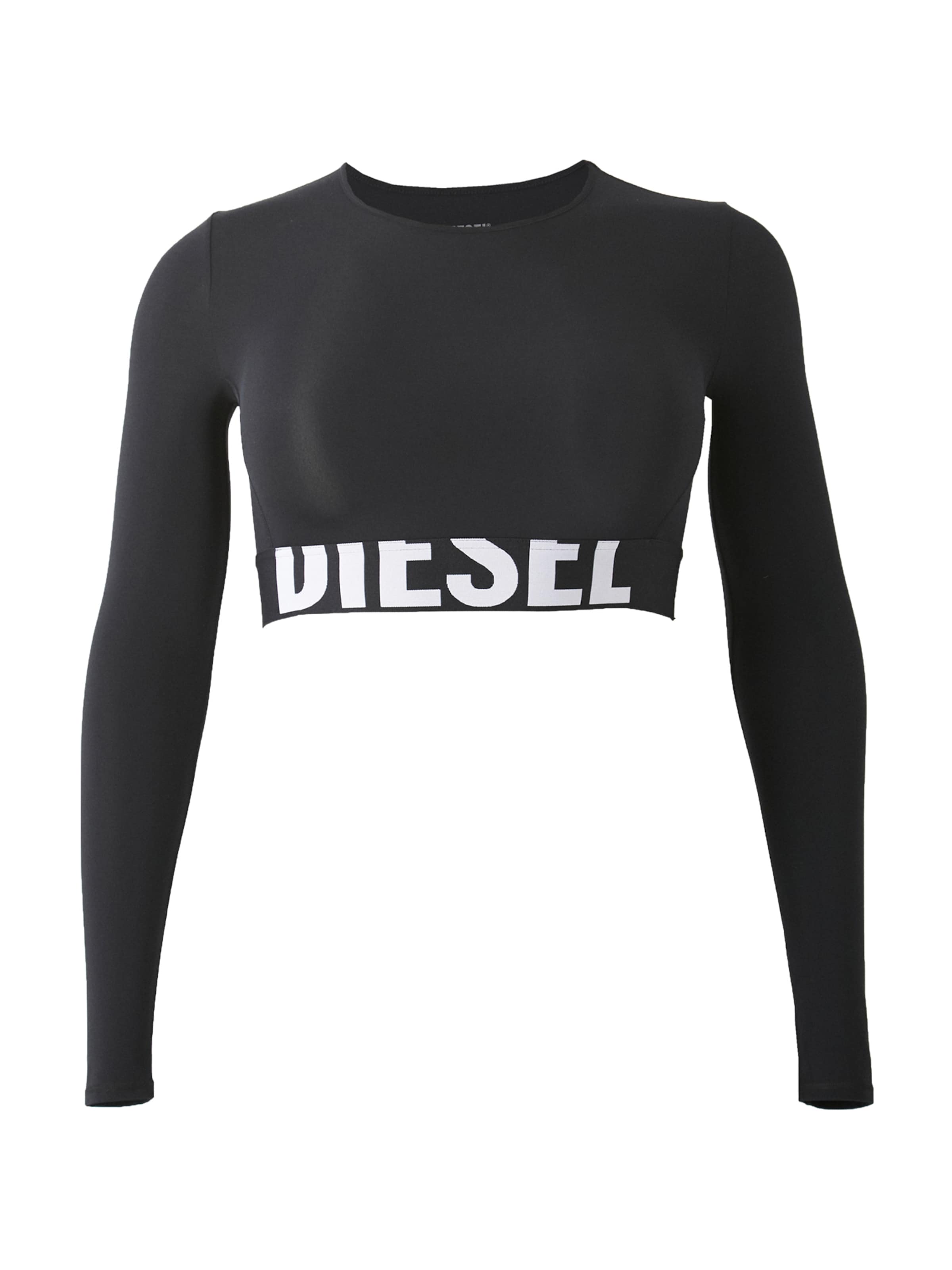 DIESEL Shirt 'MELISSA-D-POP' in Black: front