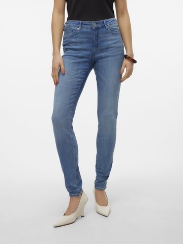 VERO MODA Skinny Jeans 'TANYA' in Blauw: voorkant