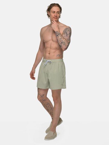 Pantaloncini da bagno 'Seersucker' di Vercate in verde