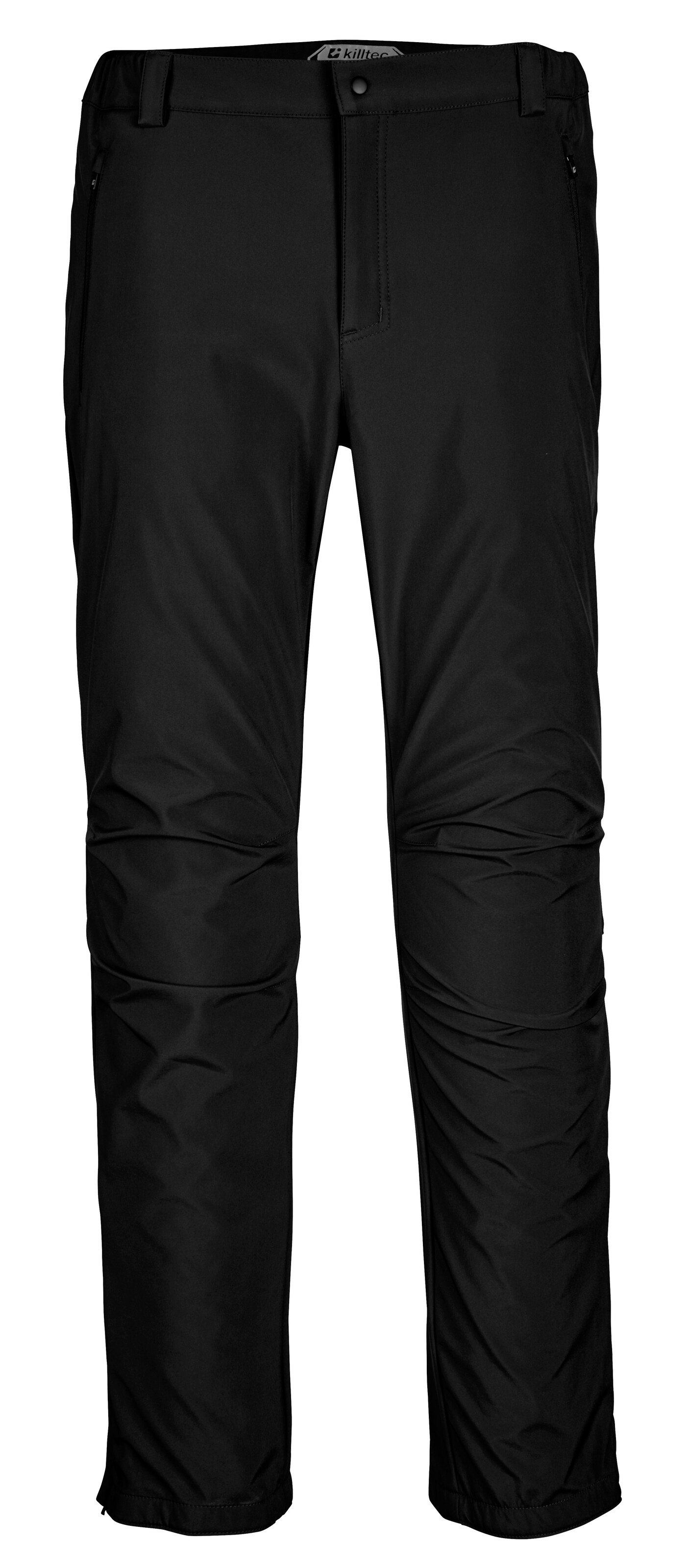 KILLTEC Regular Athletic Pants in Black: front