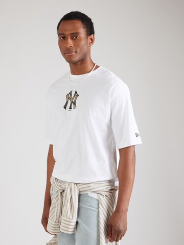 NEW ERA - Camiseta 'MLB INFILL NEYYAN' en blanco