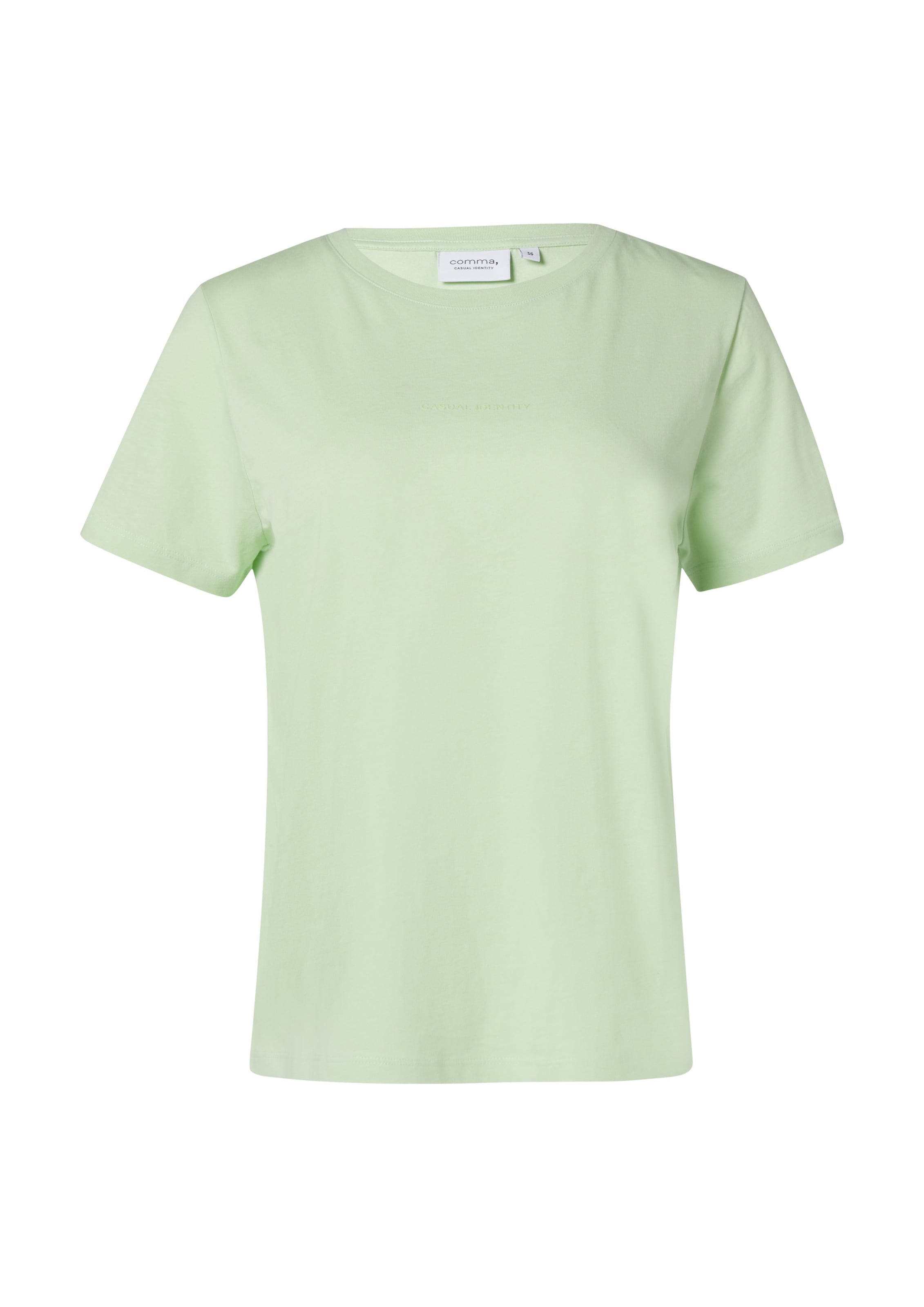 COMMA Shirt in Groen: voorkant