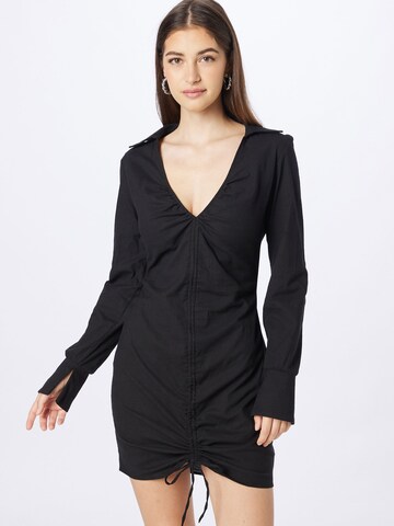 Robe-chemise NLY by Nelly en noir : devant