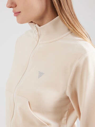 GUESS Sports sweat jacket 'COUTURE' in Pink