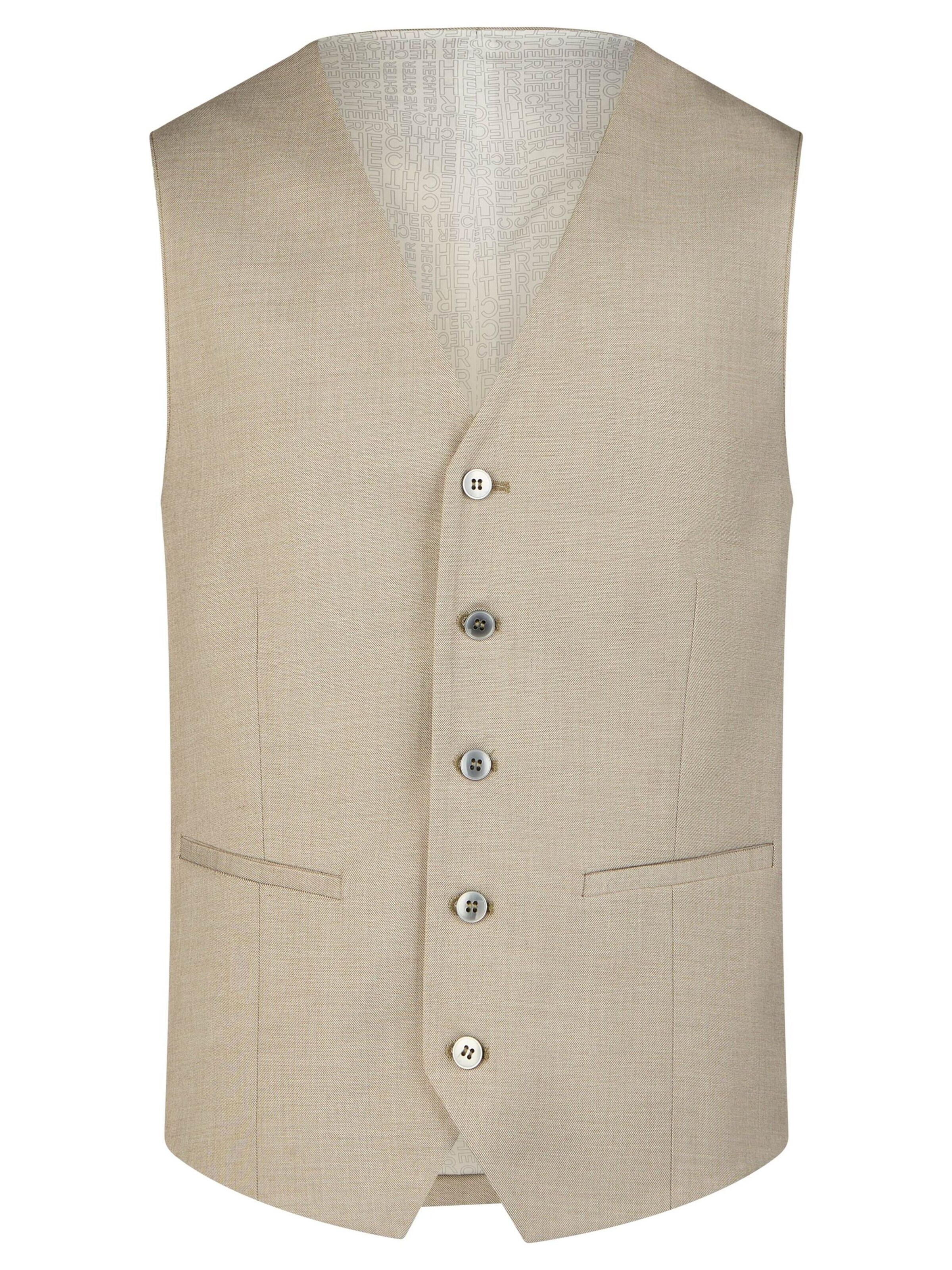 HECHTER PARIS Gilet in Beige: voorkant
