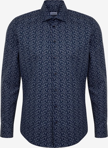 SEIDENSTICKER Regular fit Zakelijk overhemd 'Shaped' in Blauw: voorkant