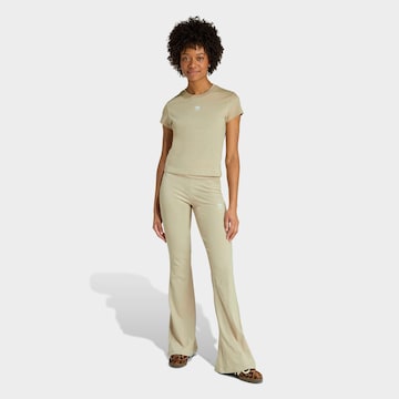 ADIDAS ORIGINALS Flared Leggings 'Essentials' in Beige