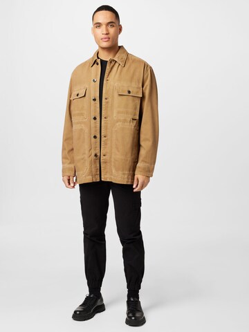 G-STAR Between-season jacket 'Chore' in Brown
