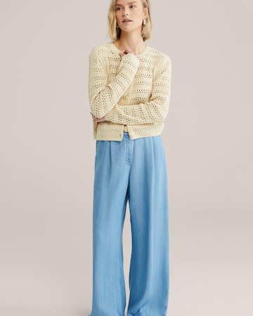 WE Fashion Kardigán - sárga