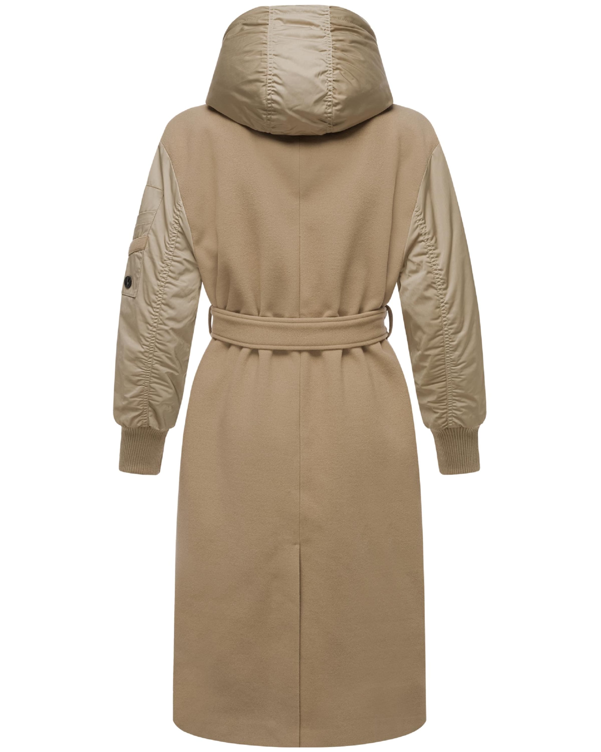 smėlio MARIKOO Demisezoninis paltas 'Tjadee 16'