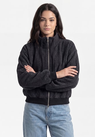 Veste en polaire MYMO en gris : devant