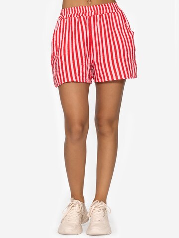 SASSYCLASSY Regular Pants in Red
