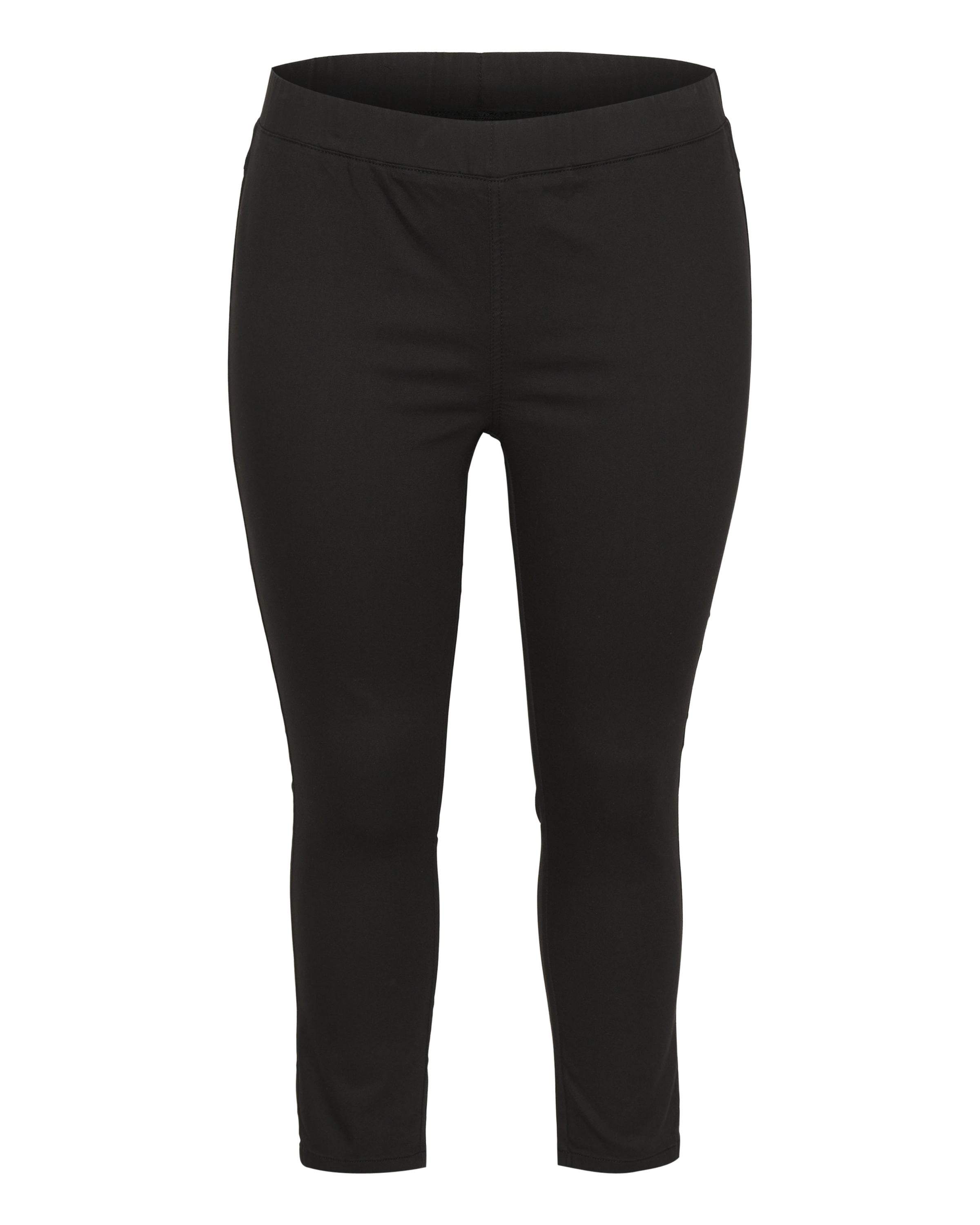 KAFFE CURVE - Slimfit Leggings 'Cana' em preto: frente