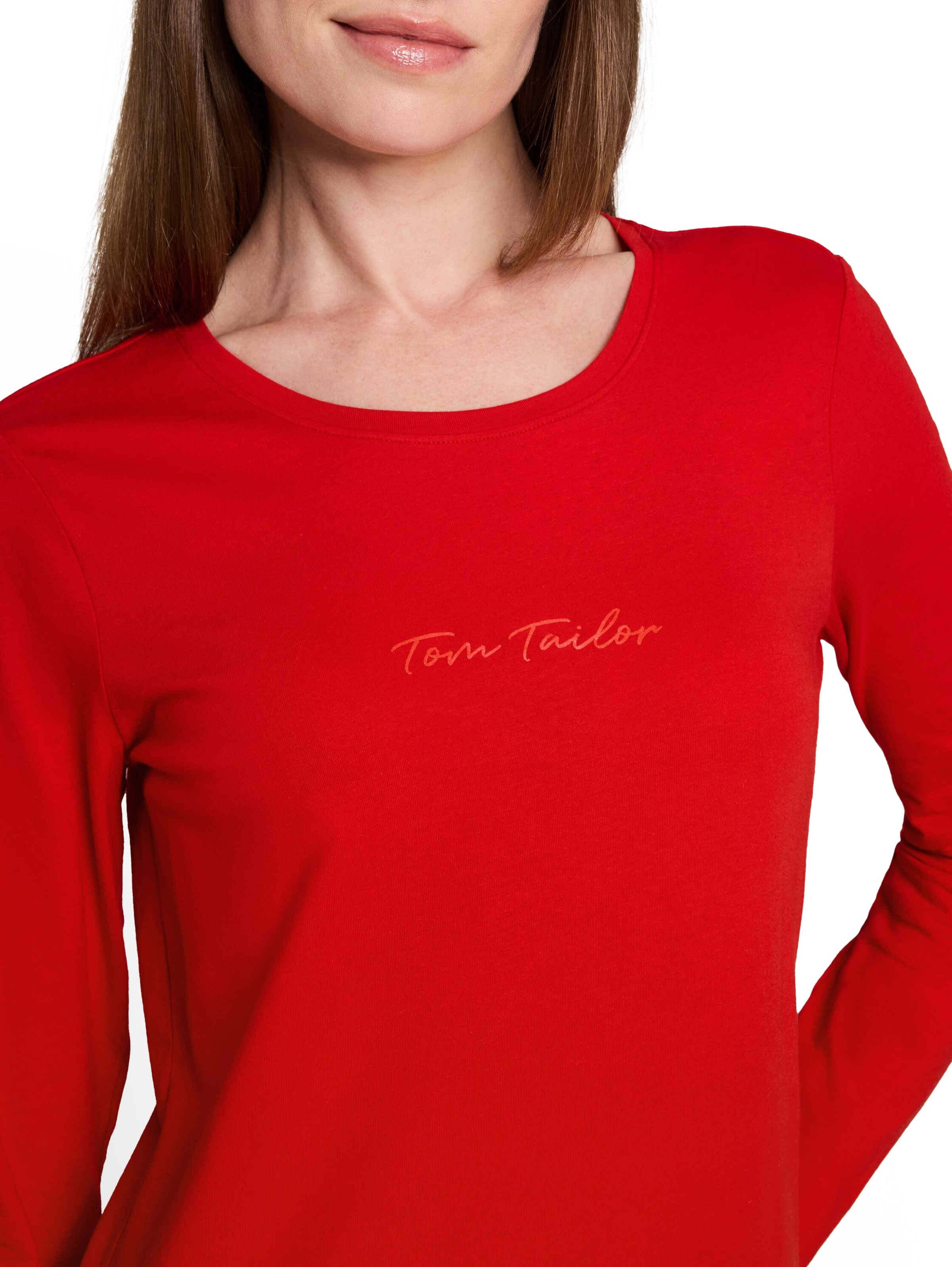 TOM TAILOR Shirt in Rot