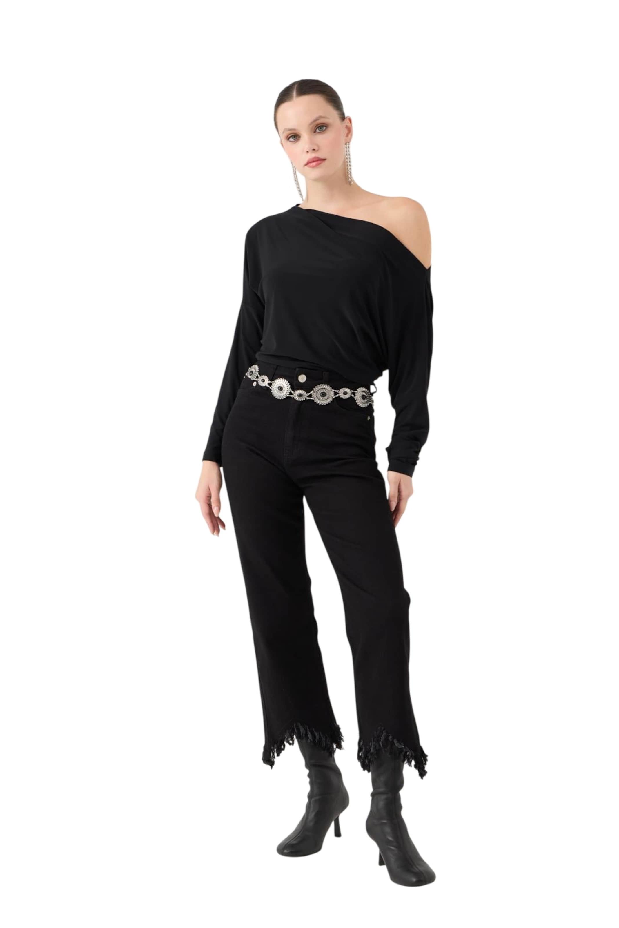 Regular Pantalon HOLLY LOLLY en noir
