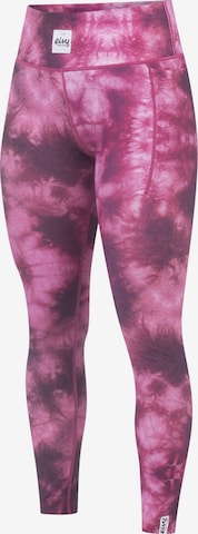 Skinny Pantalon de sport Eivy en rose : devant