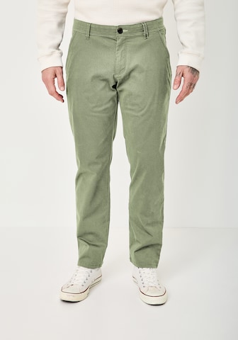 REDPOINT Slimfit Chinohose in Grün: Vorderseite