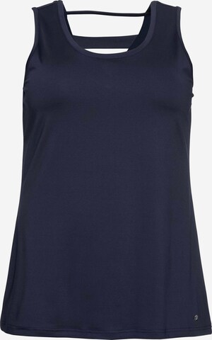 SHEEGO Sports Top in Blue: front