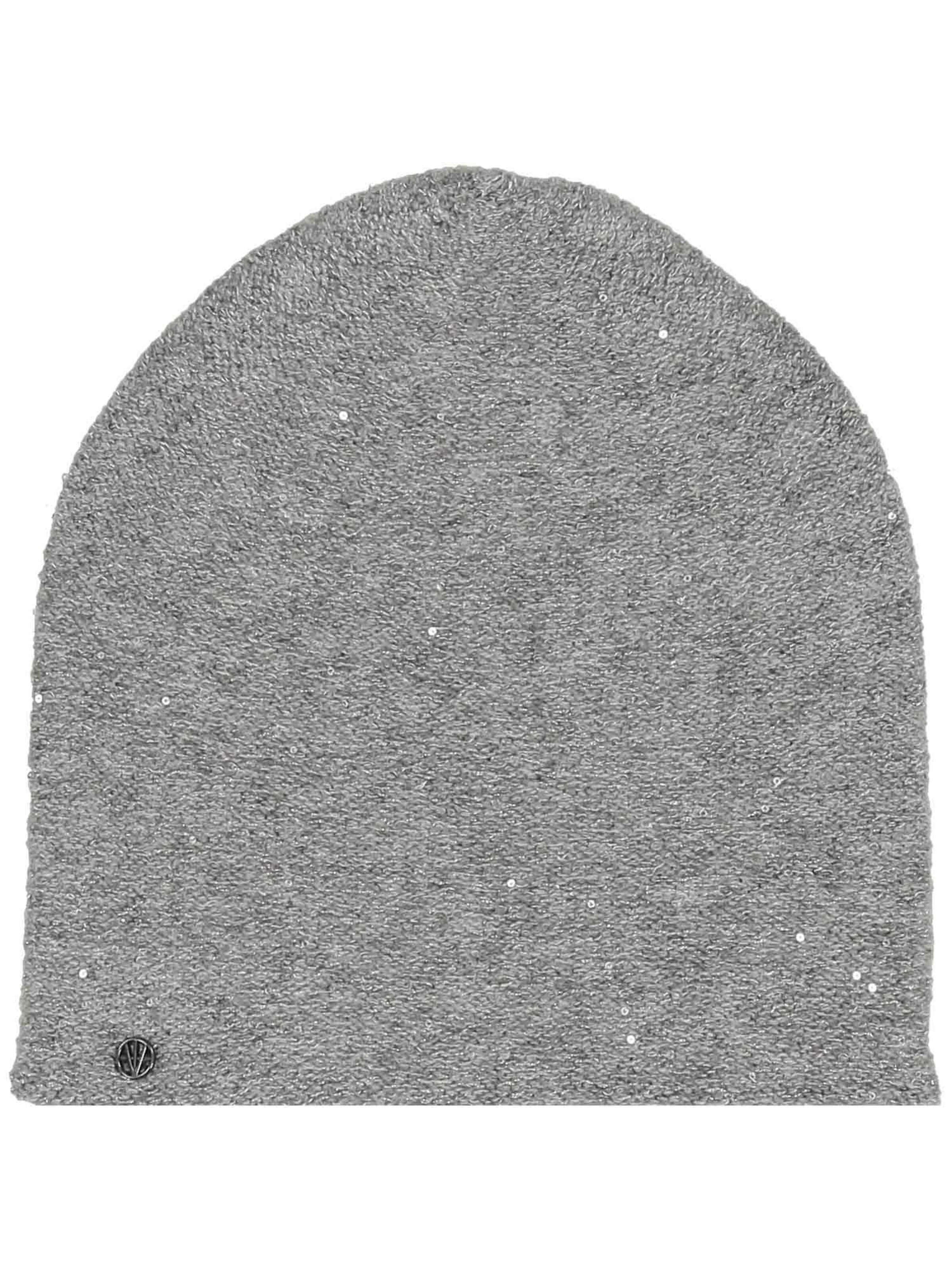 LOEVENICH Mütze in Grau: Vorderseite