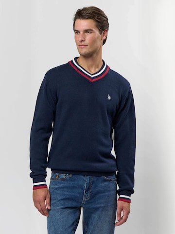 U.S. POLO ASSN. Pulóver ' UMEdmond ' - kék: elől