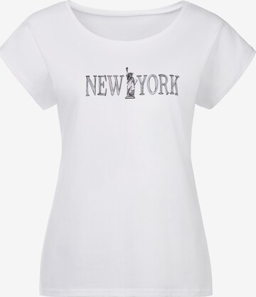 T-shirt VIVANCE en blanc : devant