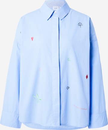 mėlyna NÜMPH Palaidinė 'JUNA': priekis