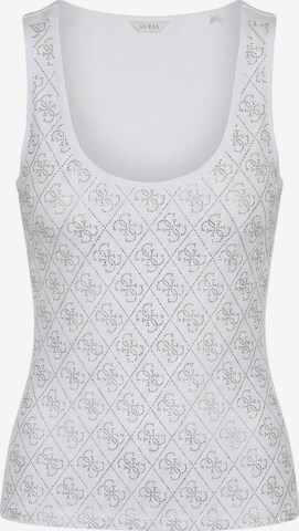 Gilet 'SL 4G ALLOVER TANK TOP W6GP10 K2932' di GUESS in bianco: frontale