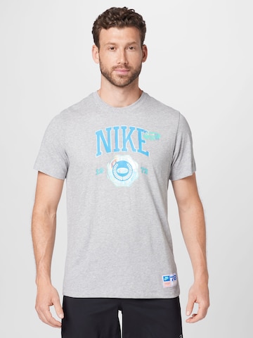 NIKE - Camiseta funcional en gris: frente