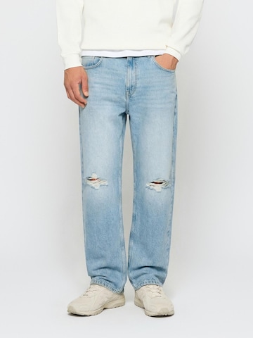 Burocs Regular Jeans 'John Ripped'‌ in Blau