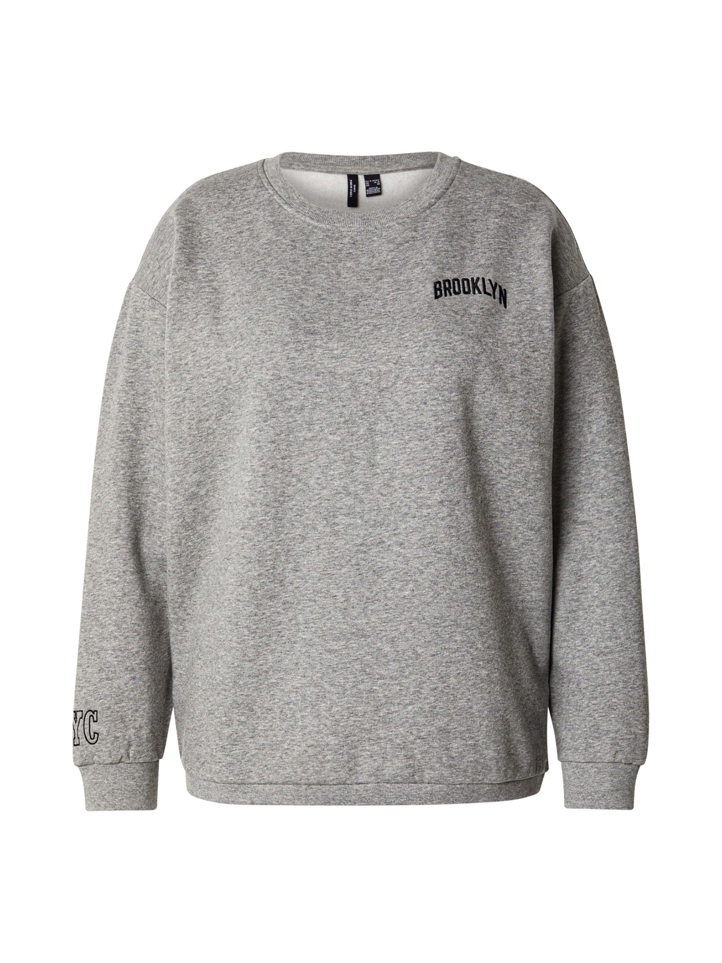 Vero Moda Curve Sweatshirt 'VMCTRINA' in Grey: front