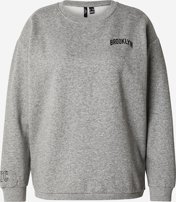 Vero Moda Curve Collegepaita 'VMCTRINA' värissä harmaa: etupuoli