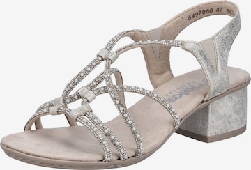 smėlio Rieker Basutės su dirželiais: priekis