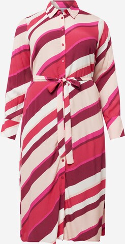 EVOKED Košilové šaty 'DEMA' – pink: přední strana
