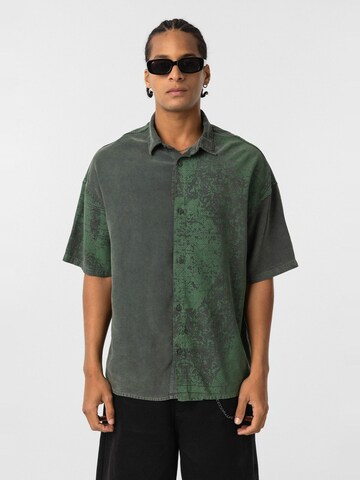 Comfort fit Camicia di Dandalo in verde: frontale