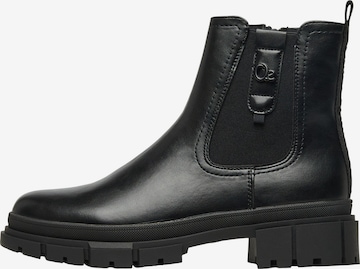 Stivaletto di s.Oliver in nero: frontale