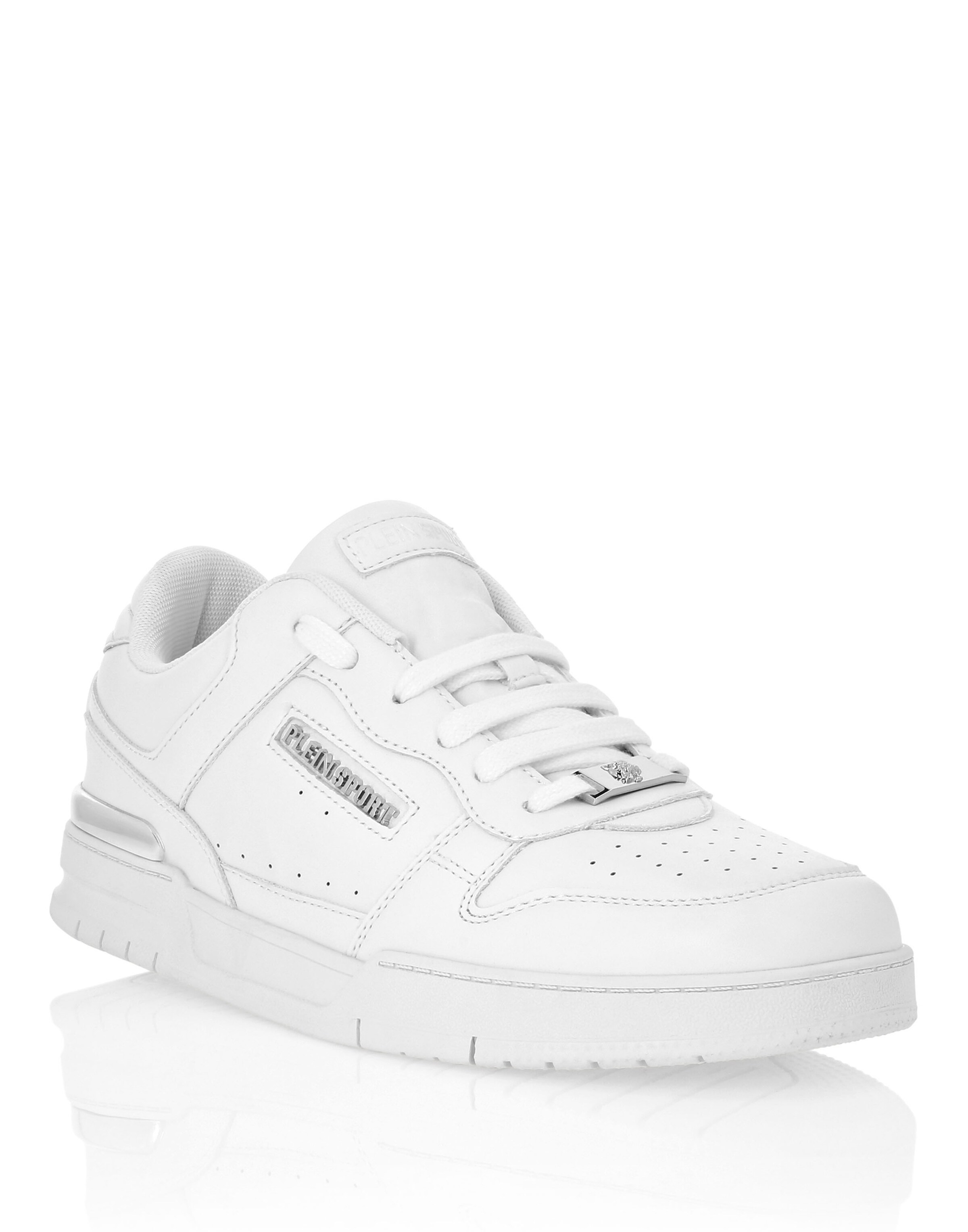 Plein Sport Sneakers laag in Wit: voorkant