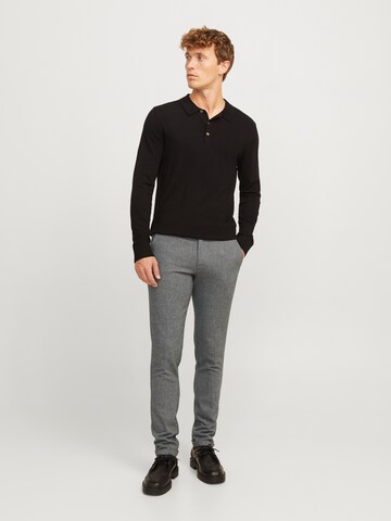 JACK & JONES Slimfit Hose 'JPSTMarco JJHenry' in Grau