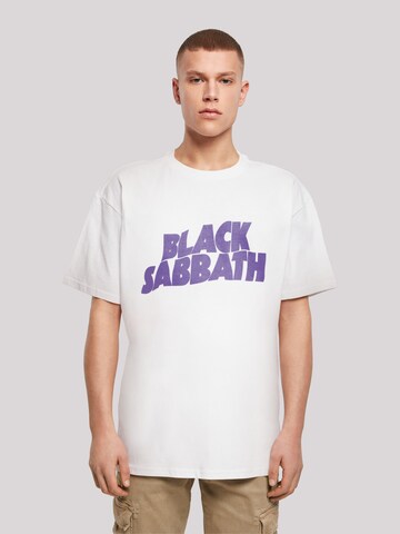 F4NT4STIC Shirt 'Black Sabbath' in White: front