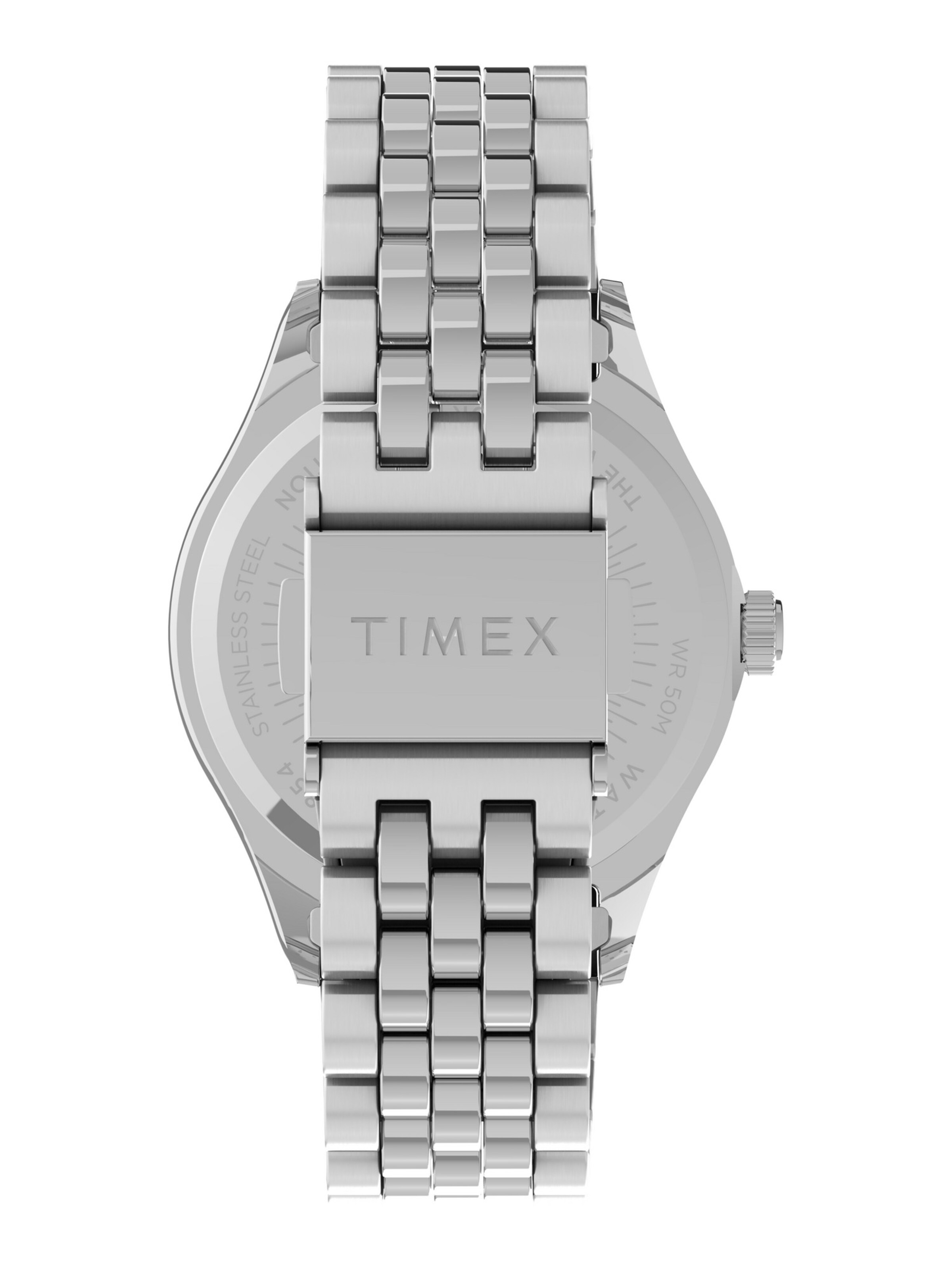 TIMEX Analogt ur 'Waterbury' i sølv
